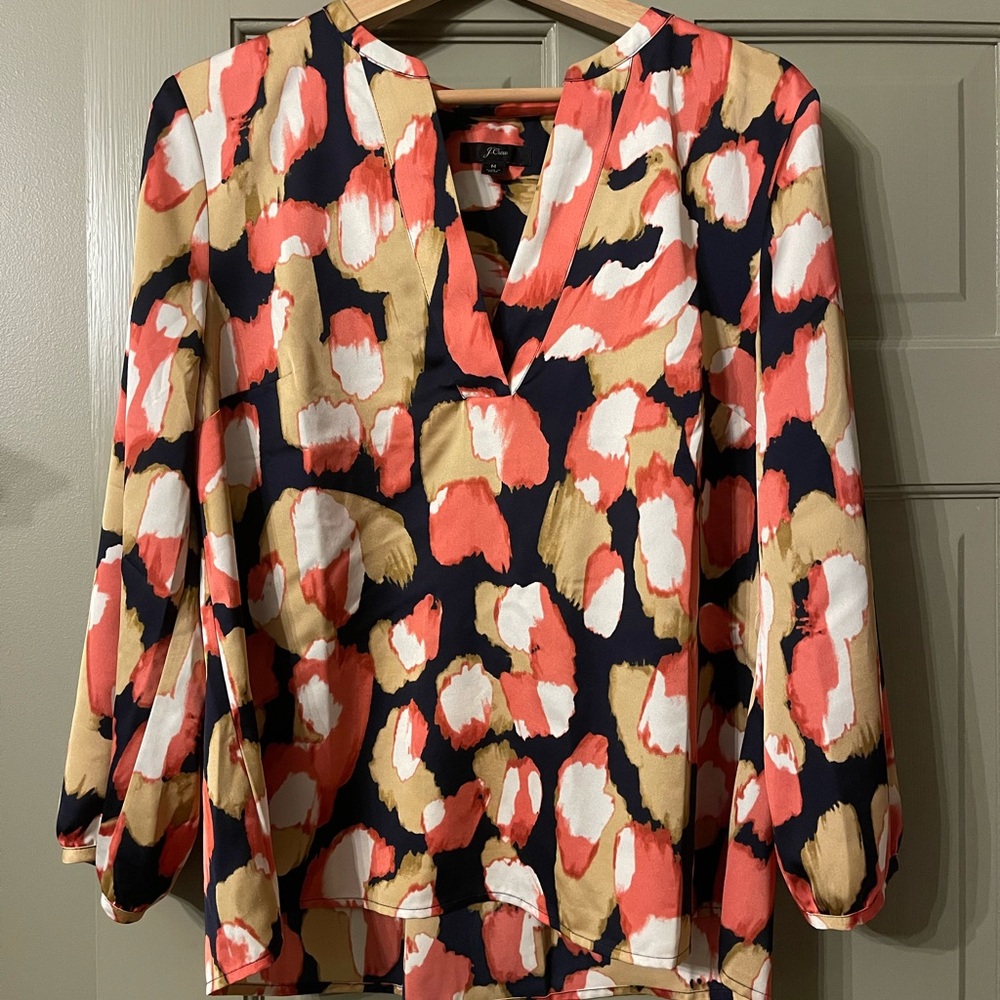 J. Crew Silk Shirt